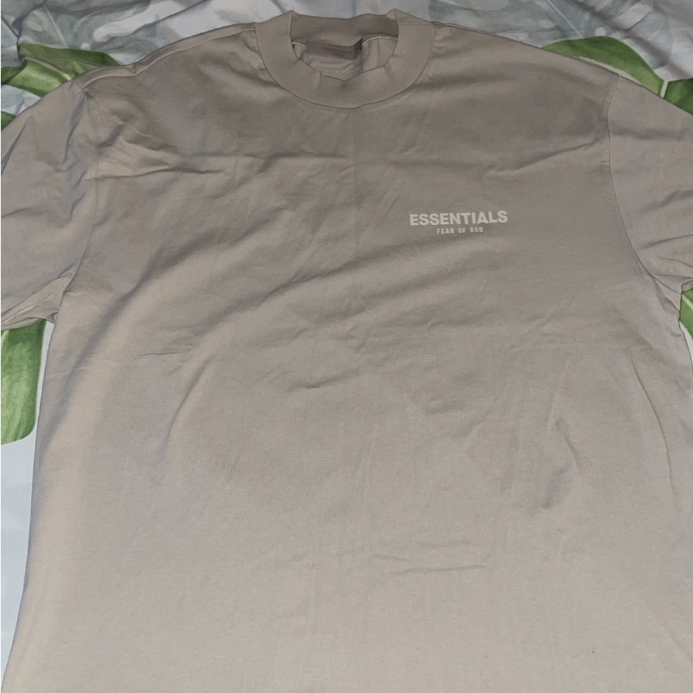 Light brown Essentials shirt Size L